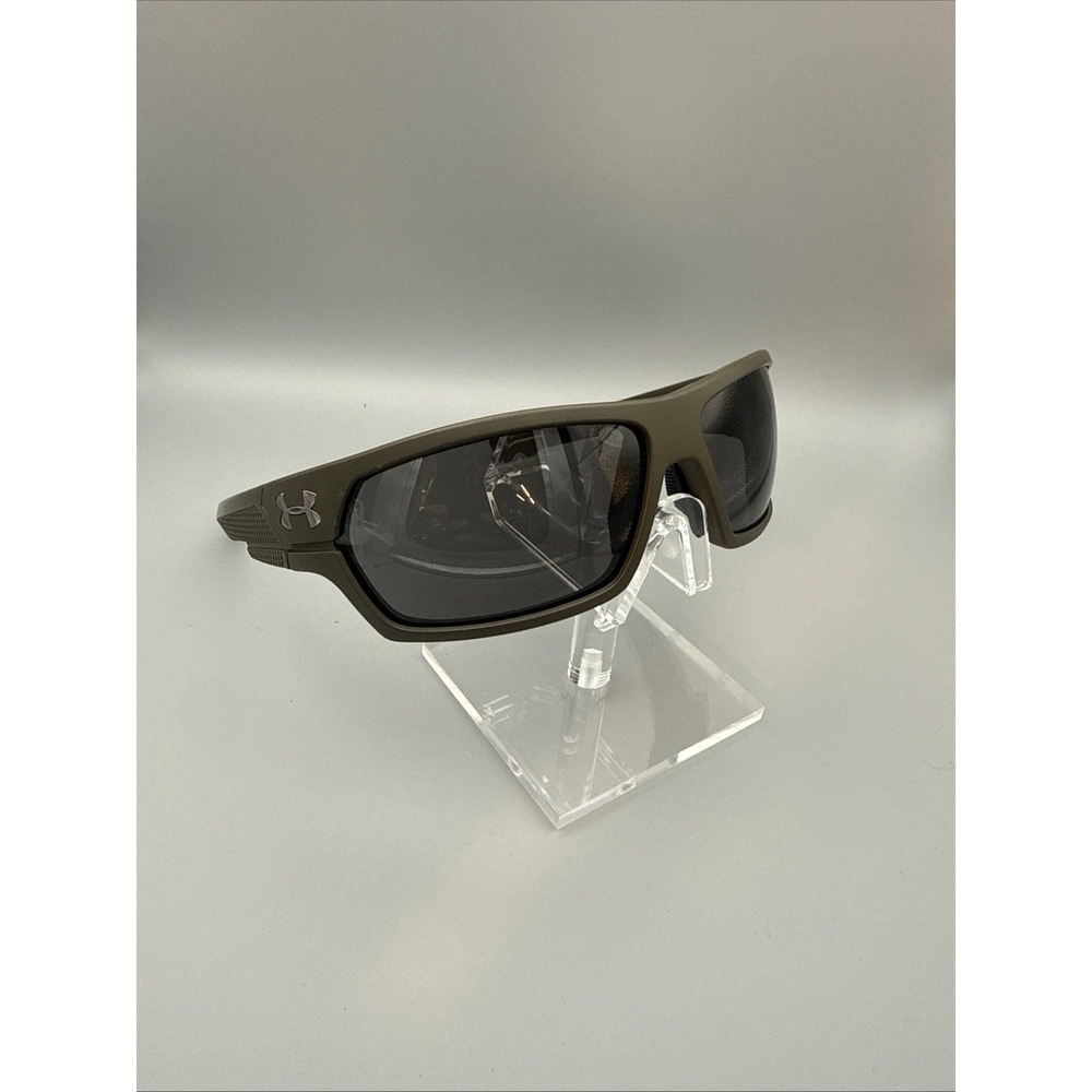 Under Armour BATTLE POLARIZED Tactical Z87+ Sunglasses | Matte Green / Gray Lens